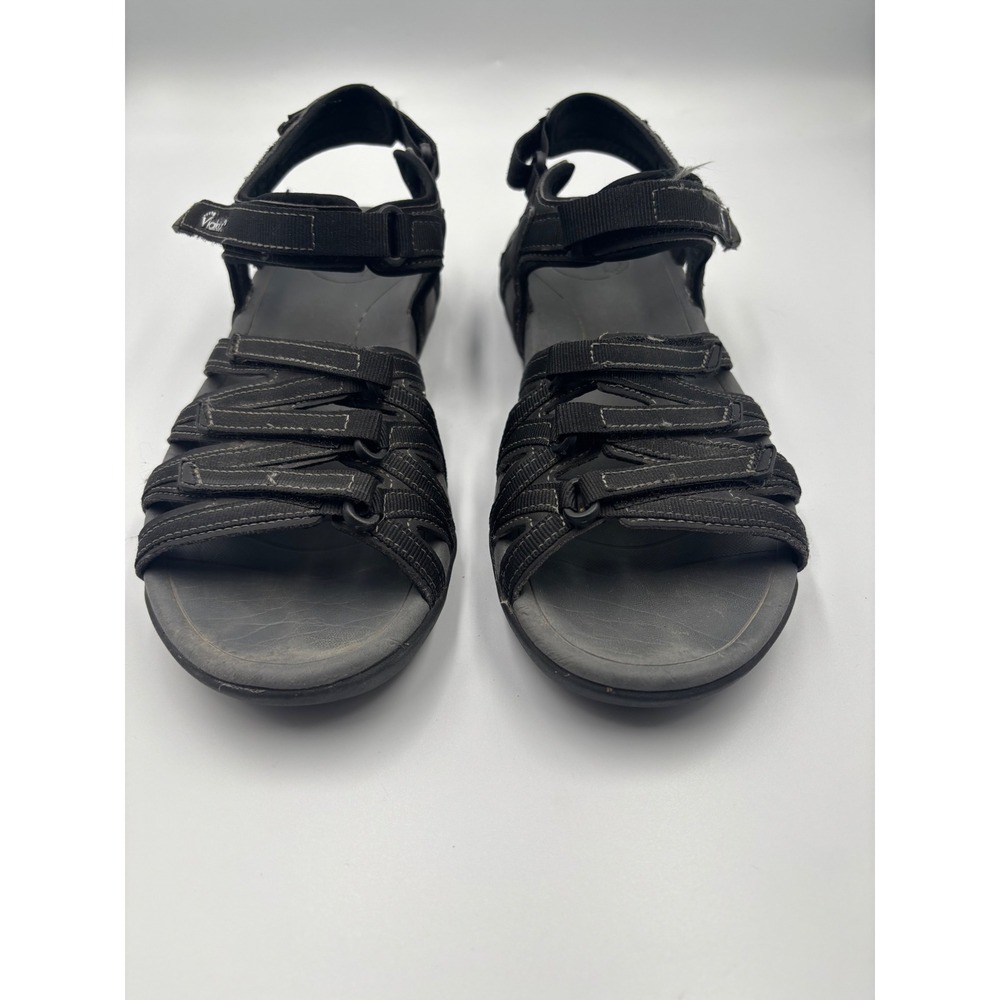 Viakix Acadia Hiking Sandals Womens 9 Black Strappy Athletic Outdoor Shoes